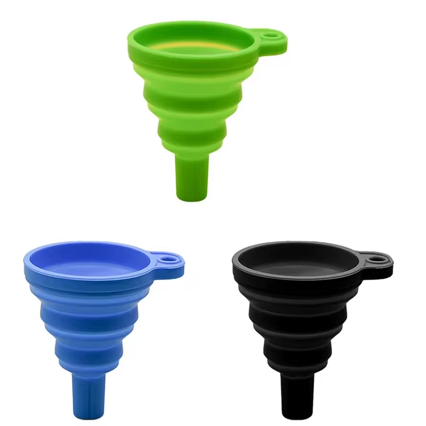 Silicone Collapsible Foldable Funnel for Filling Small or Mini Bottles,Perfume, Filling Capsules