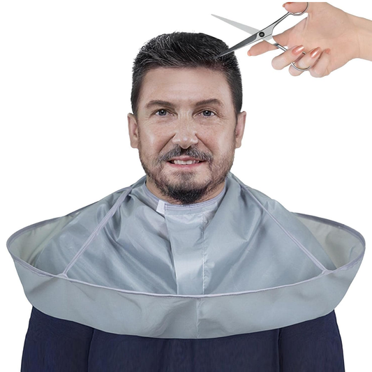 Hair Cutting Umbrella Cape Professional Salon Barber Cape Foldable Haircut Cloak for Adult Men and Women