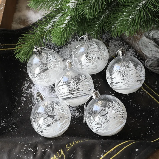 Christmas Big Tree Decorations Balls Bauble Xmas Party Hanging Transparent Ball for Christmas, Wedding