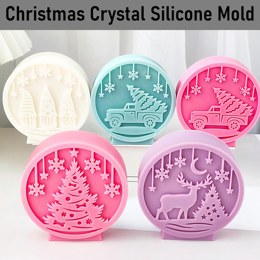 Christmas Santa Mold Resin Casting for Making Candle Home Decoration and Christmas Party Decoration