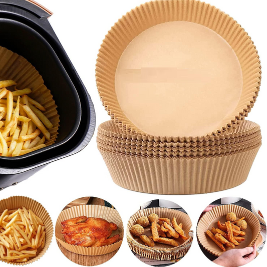 Air Fryer Paper Disposable Liners for Air Fryer Oil-proof, Water-proof Roasting Microwave