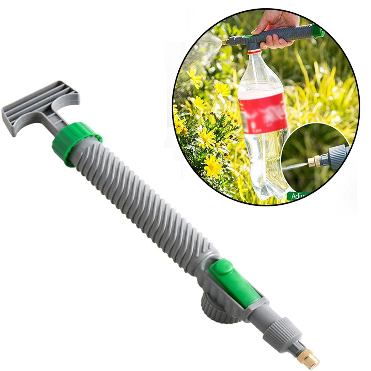 High Pressure Air Pump Manual Sprayer with Adjustable Nozzle for Home Lawn Garden Watering Lawn and Garden Sprayers