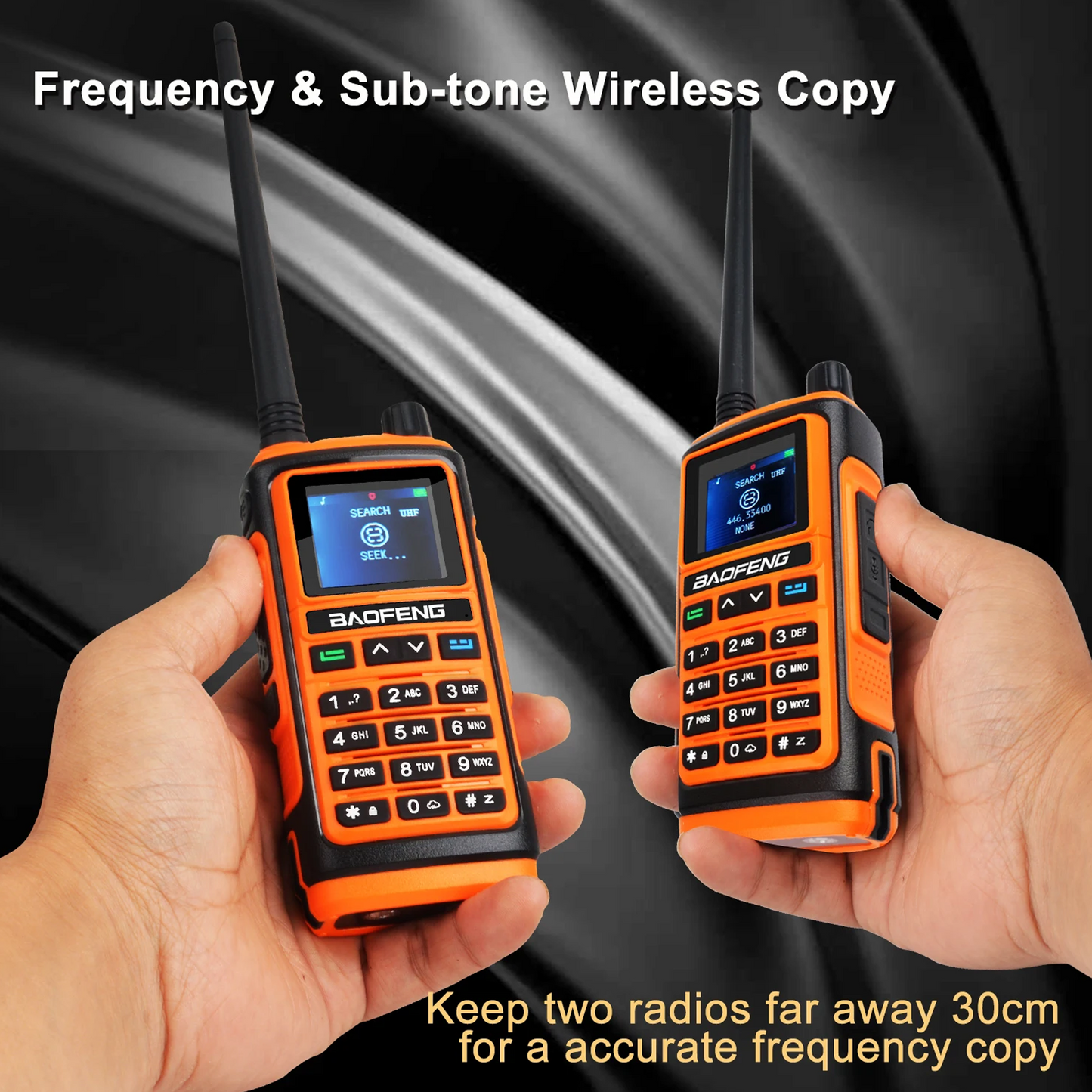 UV-17R Ham Radio Two Way Radio for Adults Long Range Dual Band USB Charger Hand Free VOX Walkie Talkies with Earpiece