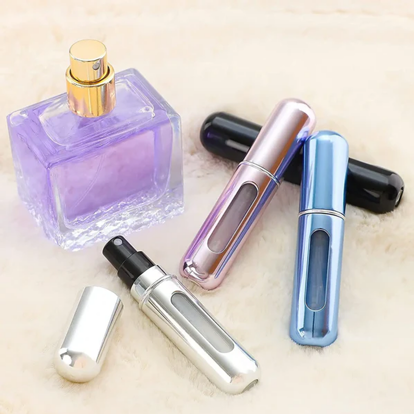 Mini Refillable Perfume Bottle Travel Spray Scent Pump Dispenser Pump Transfer Tool for Travelling