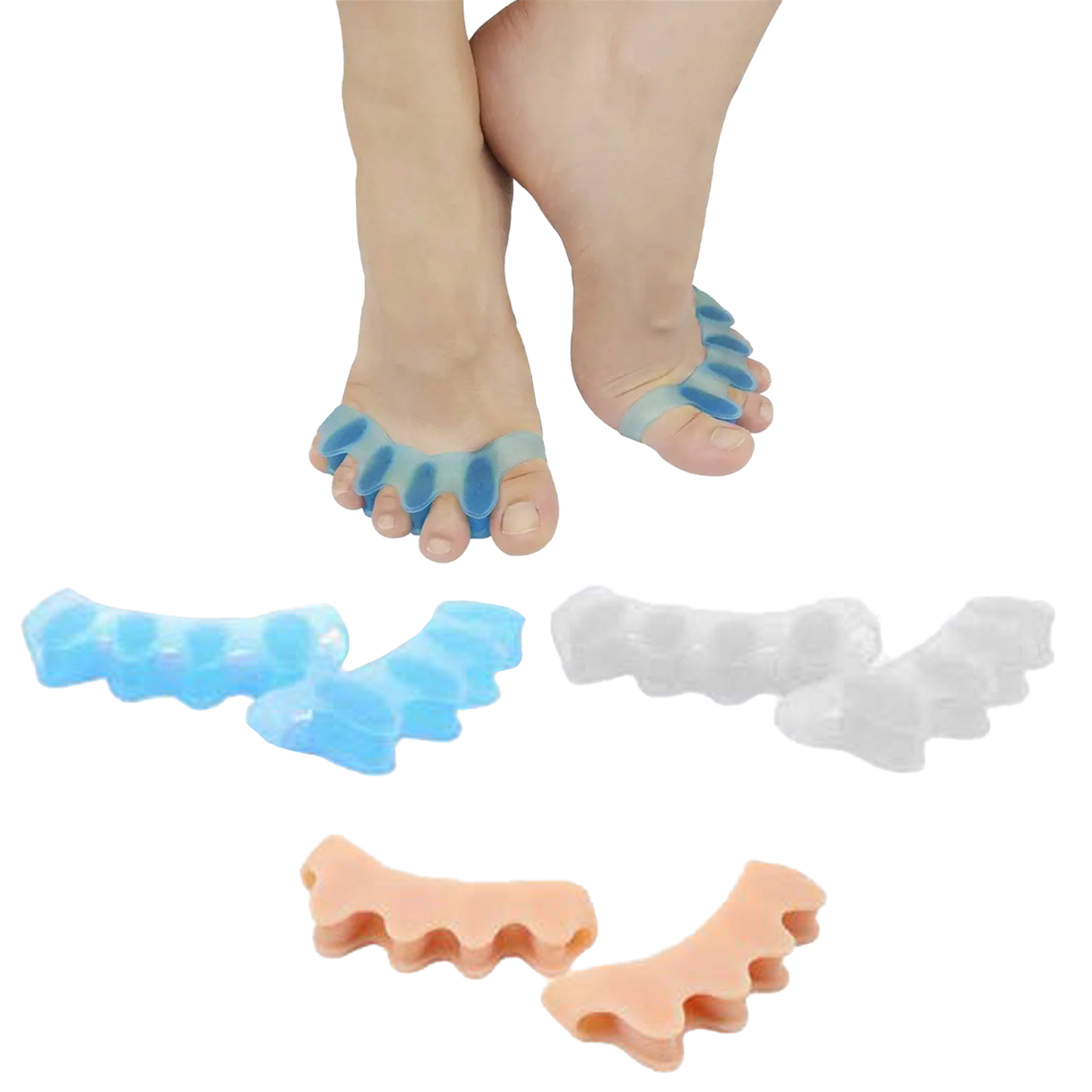 Toe Separators Bunions Correctors and Restoring Toys for Relaxing Toes, Bunion Relief, Hammer Toe