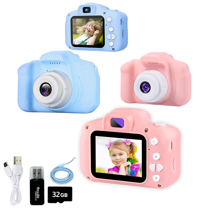 Kids Camera Toy for Girls Kids Digital Camera 1080P HD for Toddler Birthday Gift 3-9 Year Old Baby