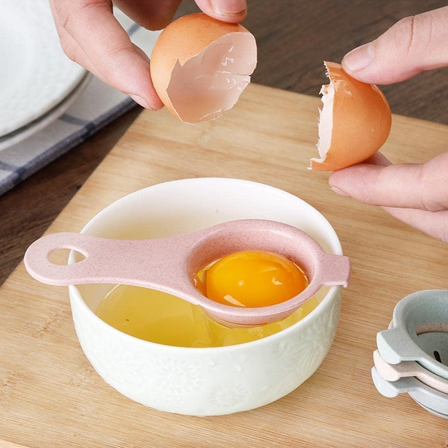 Egg White Separator Egg Yolk White Separator Strainer Filter Divider Egg Separator Tool Kitchen Baking Gadget