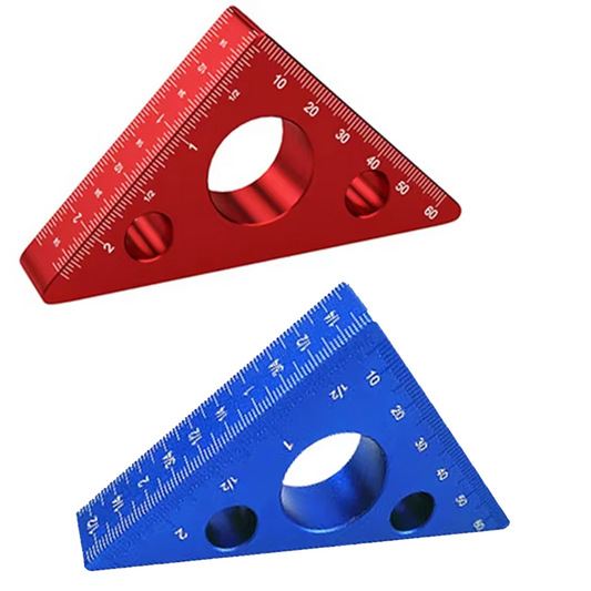 Right Angle Measuring Layout Ruler Tool Miter Scriber Gauge Triangle Ruler Square Tool