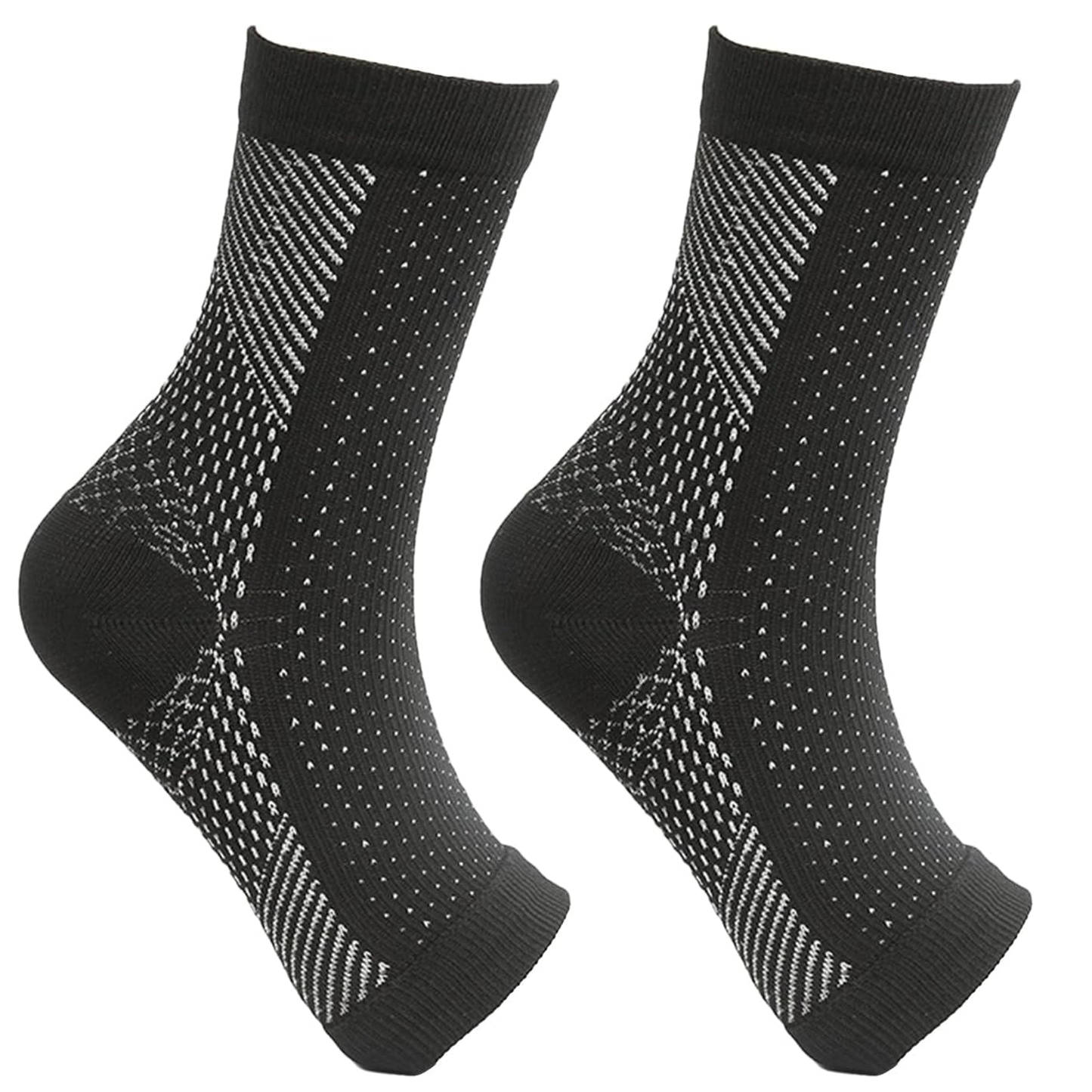 Ankle Foot Compression Fasciitis Socks Pain Relief Neuropathy Socks for Arch and Heel and Feet Relief