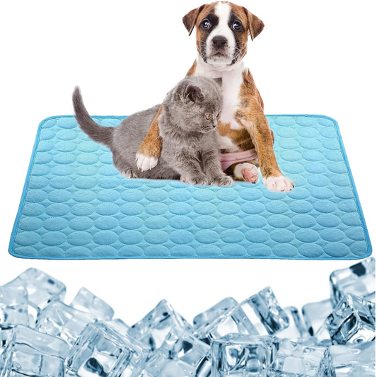 Dog Cooling Mat Large Cooling Pad Summer Pet Bed for Both Indoor and Outdoor Use, Car Seats