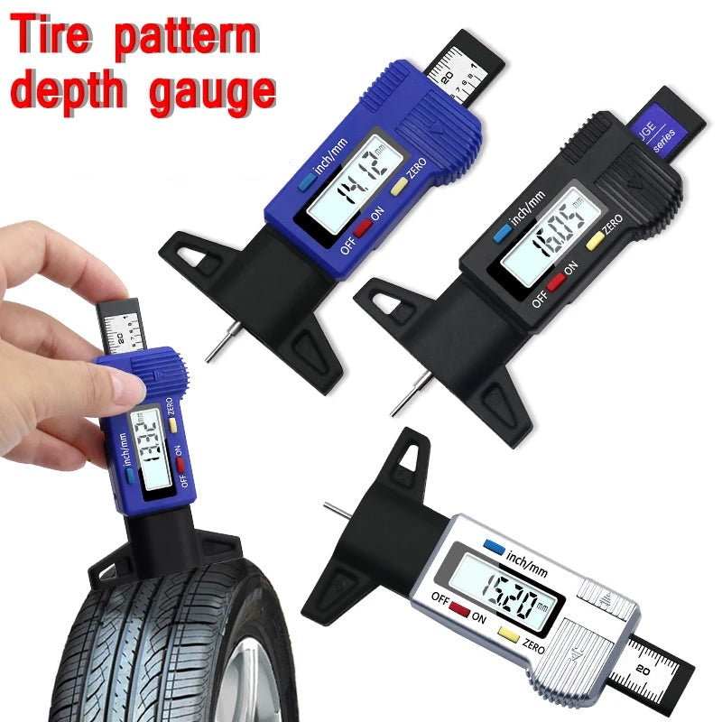 Digital Tire Tread Depth Gauge Tread Checker Tire Tester for Cars Trucks Vans SUV