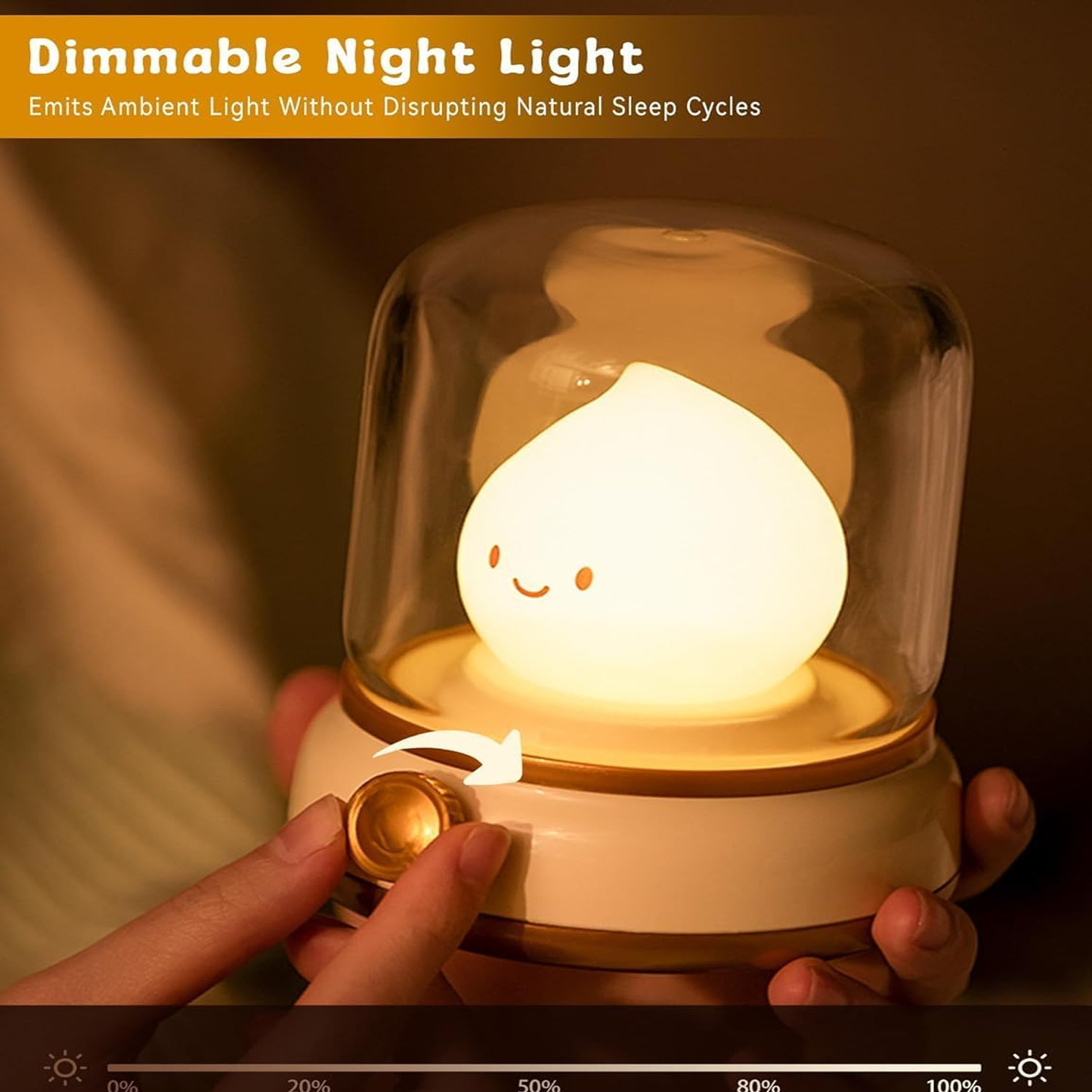 Cute Flameless Candle Light Retro Kerosene Lamp LED Rechargeable Night Light with Timer