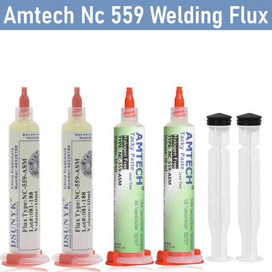 Solder Flux Nc 559 Flux Welding Flux 10ml Syringe Flux Tacky Soldering Flux for Electronics,For BGA,SMD,USB Socket Repairing