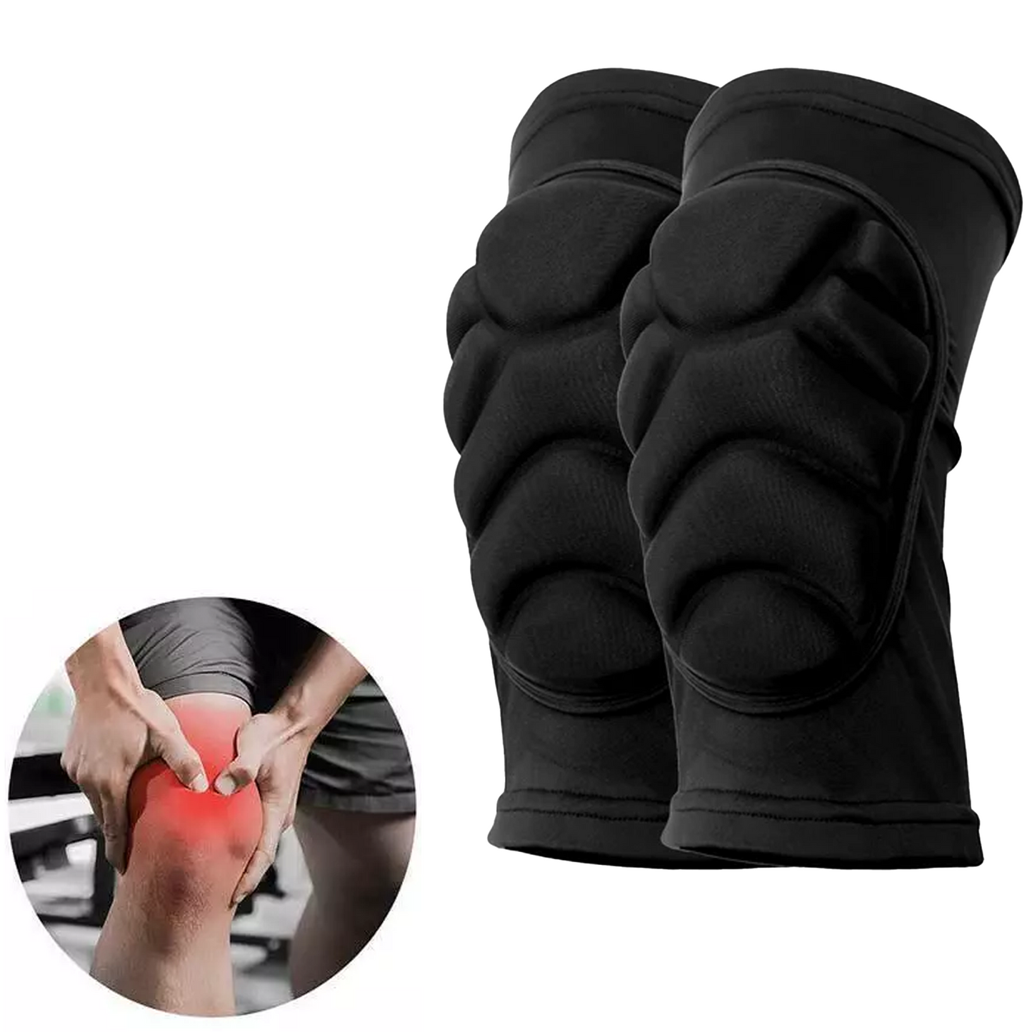 Knee Pads Thick Sponge Volleyball Knee Pads for Football Basketball, Running Dance