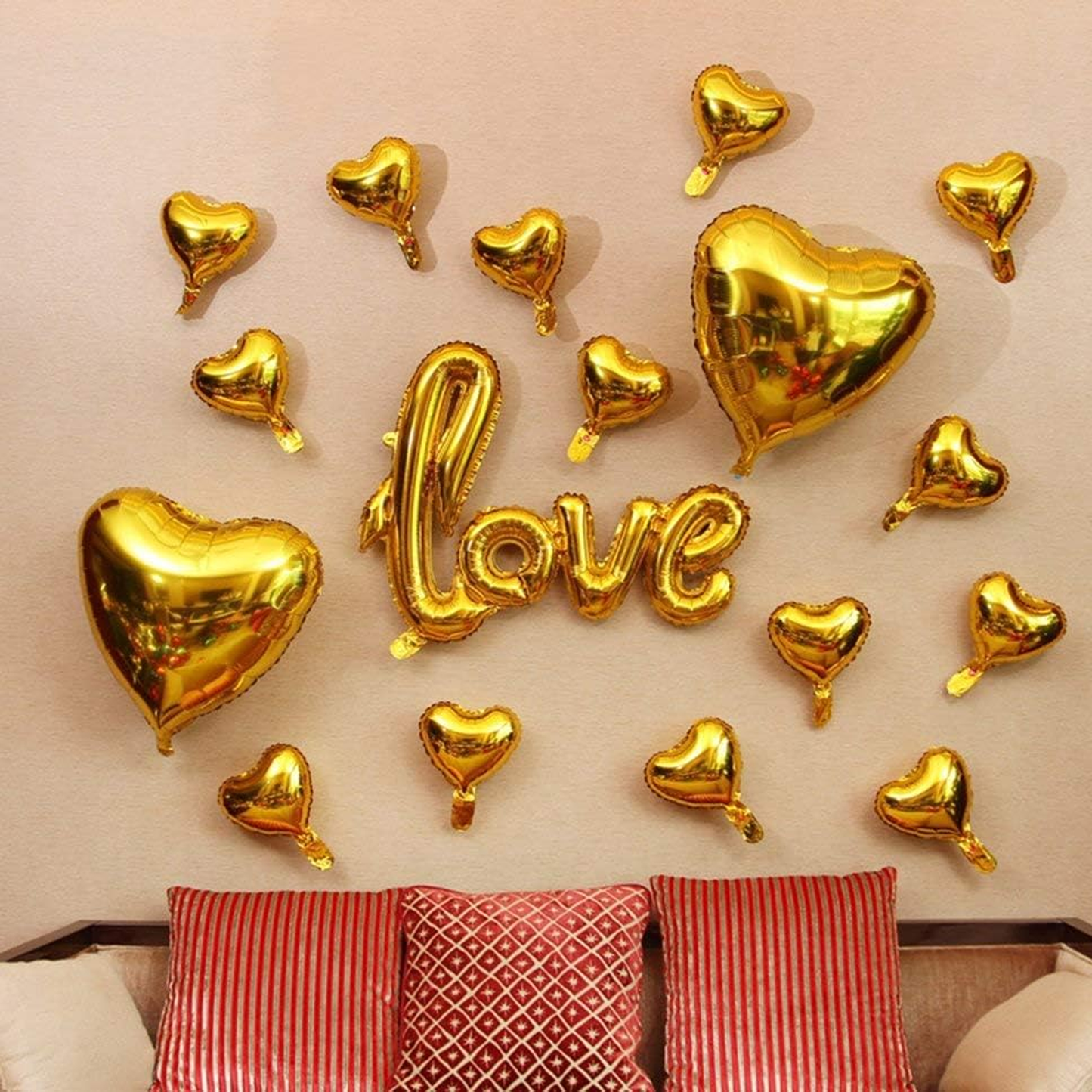 Large Foil Love Balloons Letters Reusable for Wedding Bridal Shower Anniversary Party Decorations