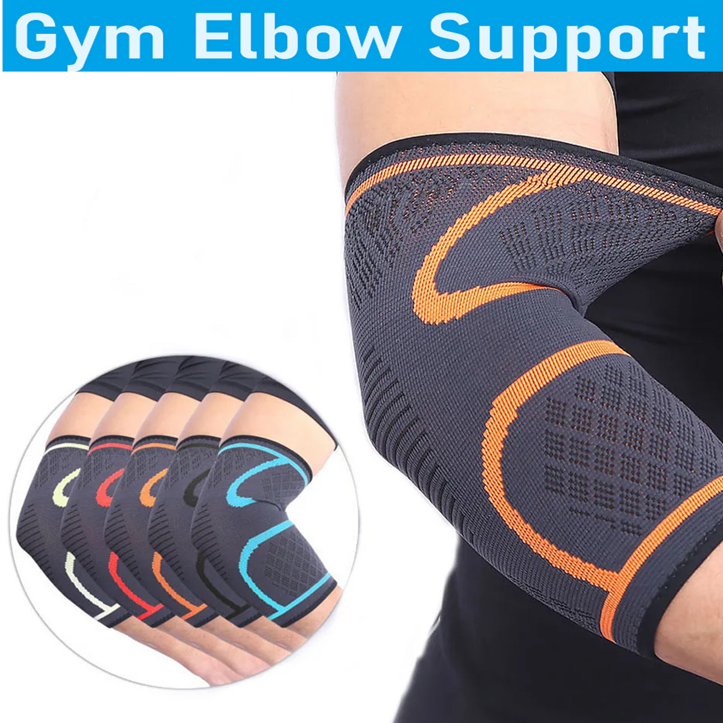 Elbow Compression Sleeve Weightlifting Golfers Tendonitis and Tennis for Men Women