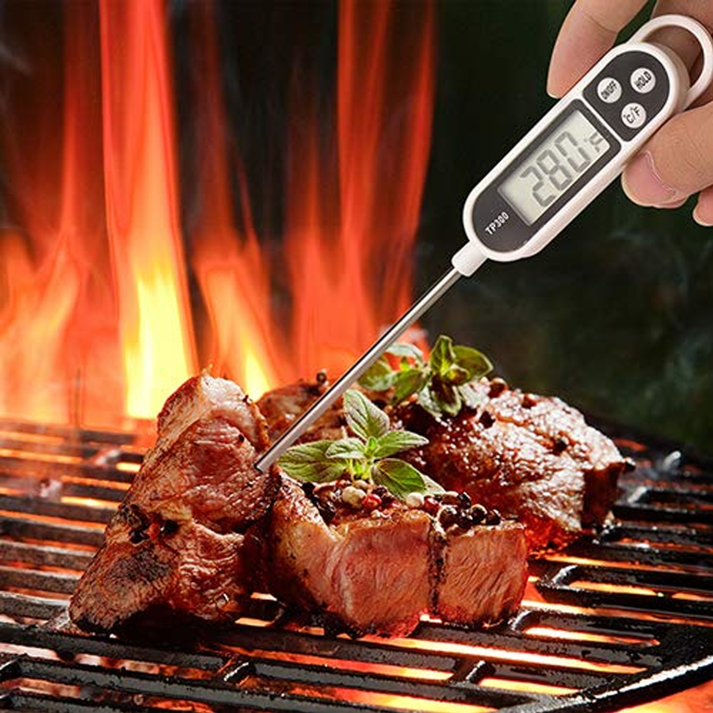 Digital Kitchen Meat Food Candy Thermometer for Oil Deep Fry BBQ Grill Smoker Pork Milk