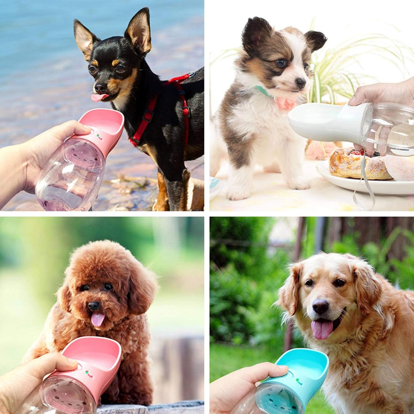 Portable Pet Dog Water Bottle Light Weight Leak Proof Outdoor Walks Pet Dog Water Bottle