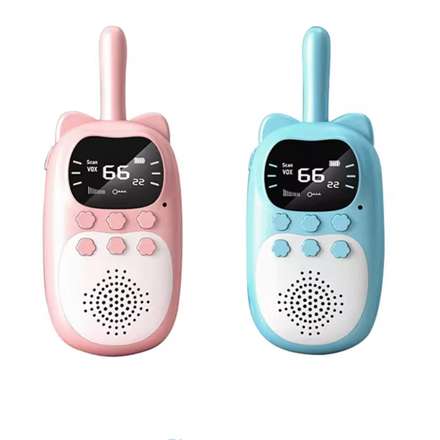 2Pcs Walkie Talkies for Kids Toys Long Range Camping Backyard Wakie-Talkies Party Favors