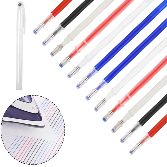 Heat Erasable Pens Fabric Markers for Quilting Sewing DIY Dressmaking Fabrics Tailors Chalk