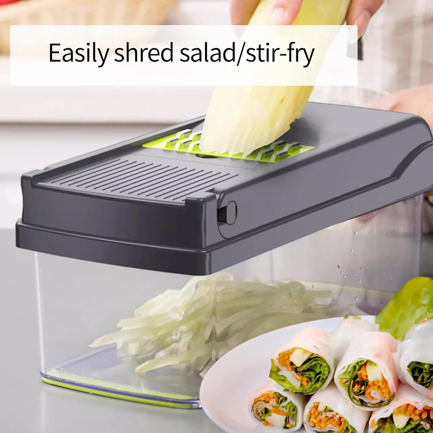 Multifunctional Vegetable Chopper, Onion Food Chopper, Kitchen Slicer Dicer for Salad Potato