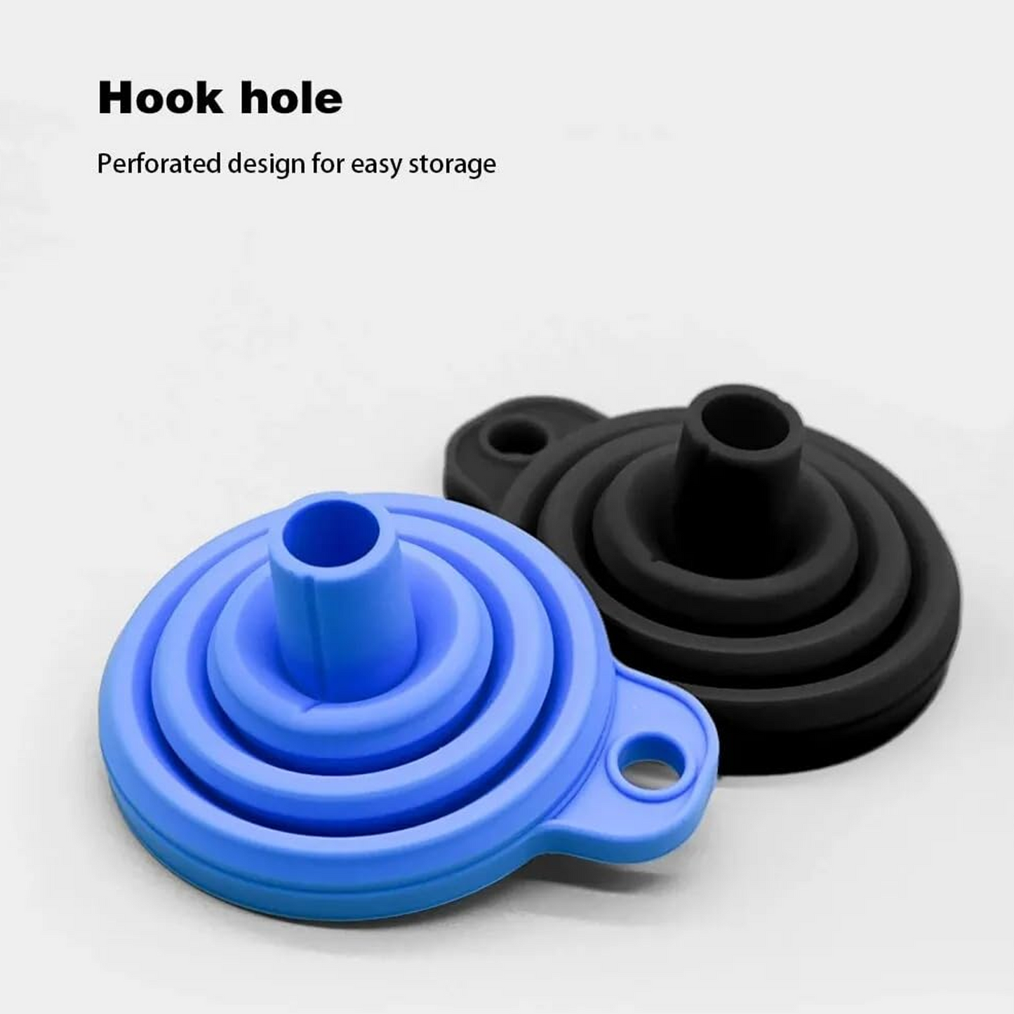 Silicone Collapsible Foldable Funnel for Filling Small or Mini Bottles,Perfume, Filling Capsules