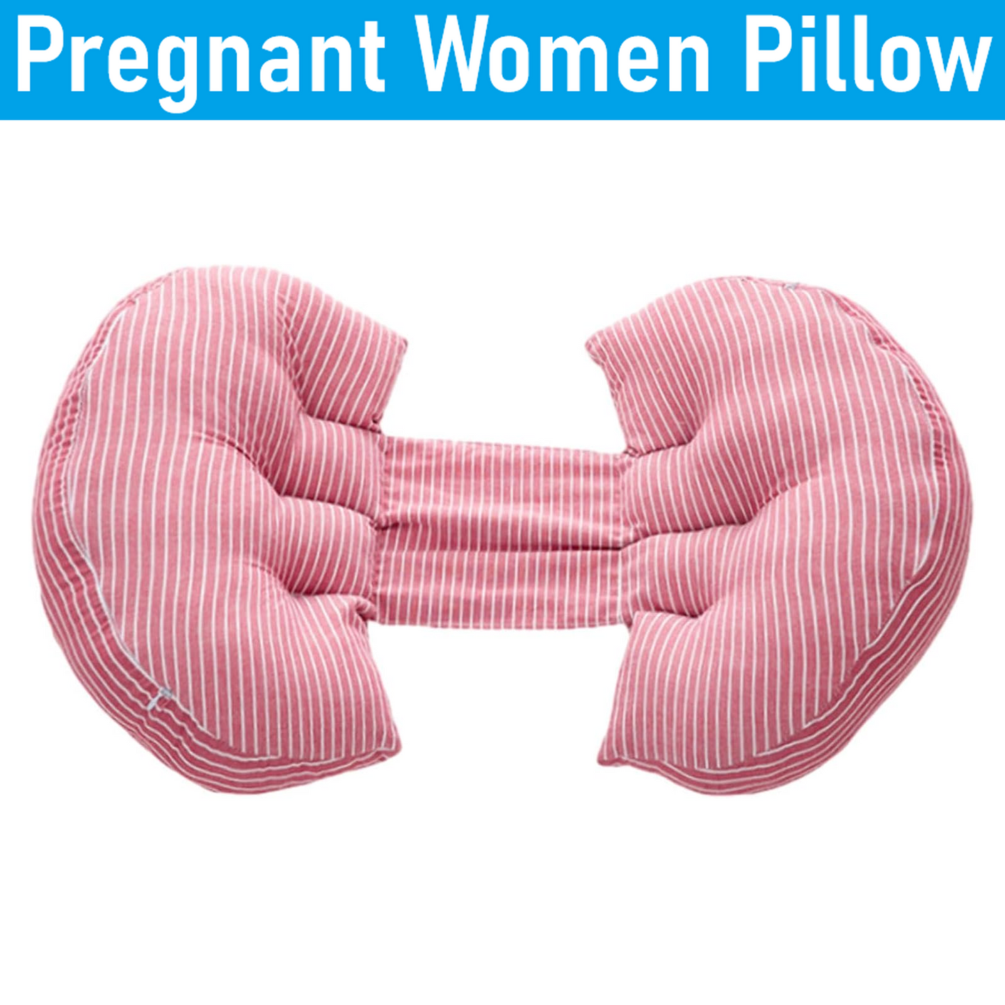 Pregnancy Sleep Pillow, U-Shaped Belly Support Foldable Throw Pillow For Women, Hospitals, Bedrooms