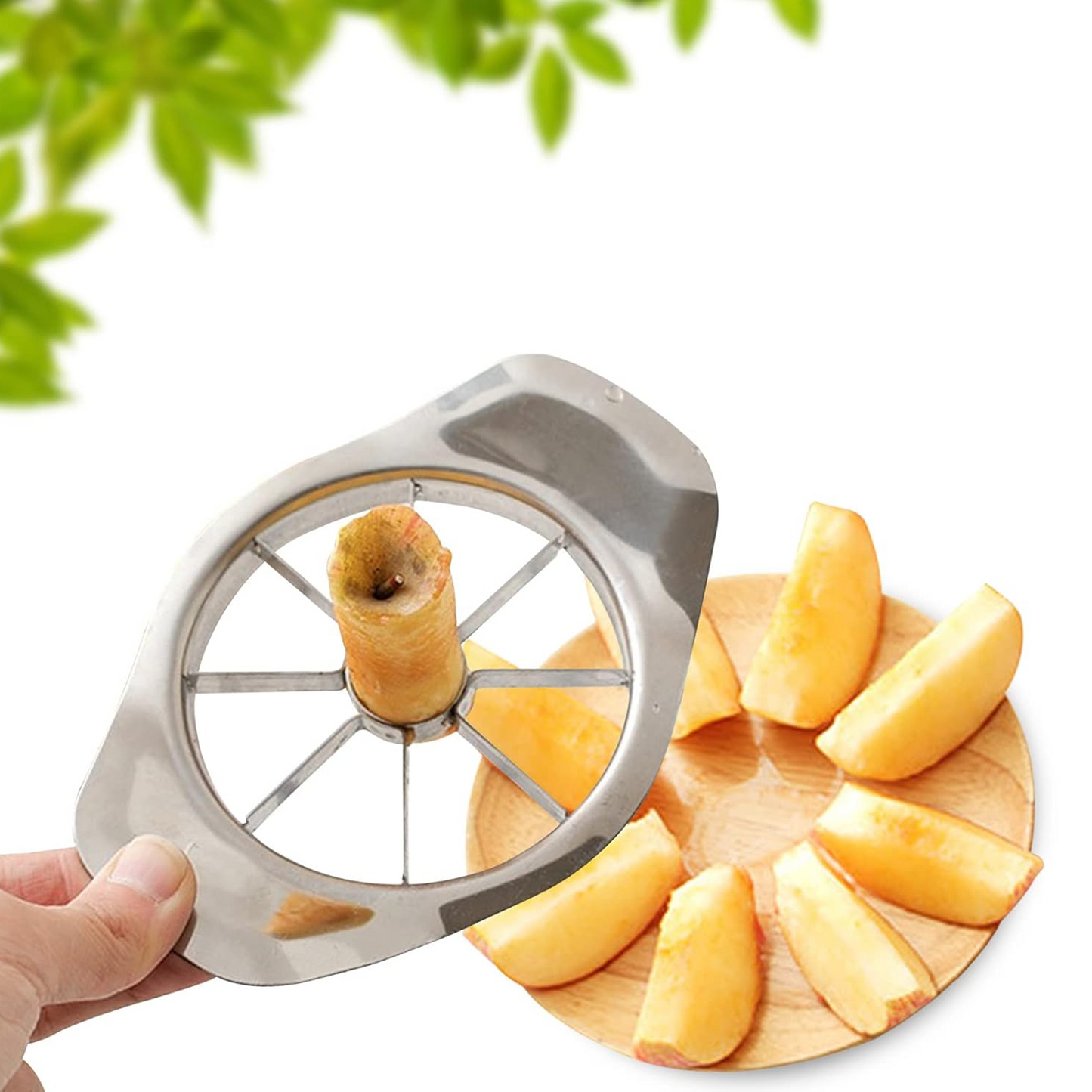 Apple Slicer Cutter Stainless Steel Apple Corer Tool for Apple Pear Potato