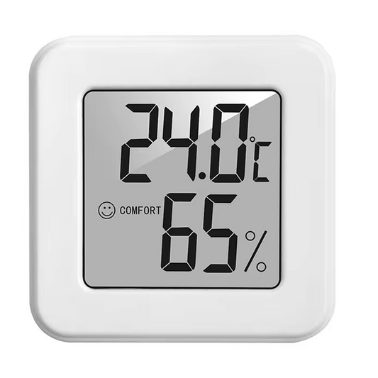 Digital Hygrometer Thermometer for Home with Temperature and Humidity Monitor, Wall Mount