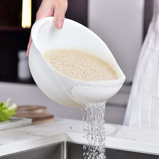 Colander Plastic Rice Beans Peas Washing Filter Strainer Basket Sieve Drainer Gadget for Kitchen Accessories