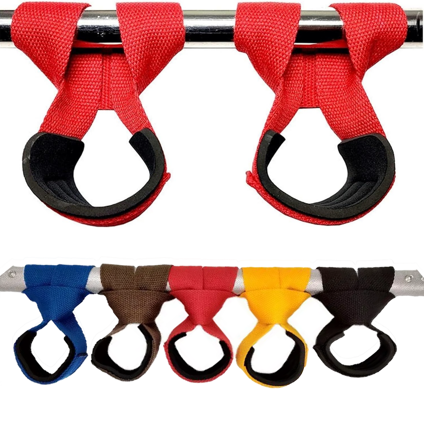 Gym Lifting Straps Barbell Deadlift Booster Belt Fitness Anti-slip Hand Wraps Wrist Straps