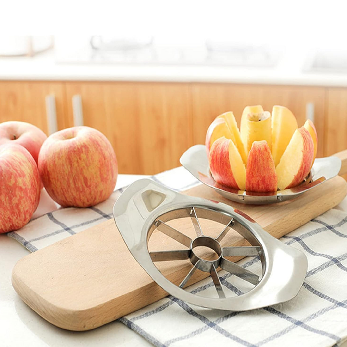 Apple Slicer Cutter Stainless Steel Apple Corer Tool for Apple Pear Potato