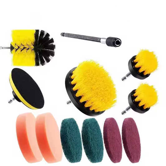 Electric Power Scrubber Drill Brush Cleaning Brush for Bathroom Surfaces, Grout, Floor, Tub, Shower, Tile, Corners, Kitchen, Automotive